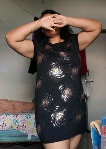 galaxy print dress