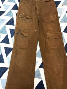 Brown Cargo Pants
