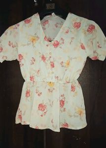 Floral Print Top
