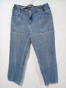 Light Wash Denim Pants