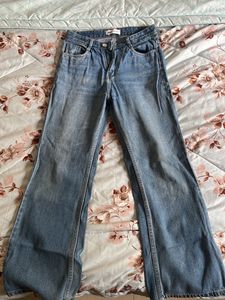 Wide Leg Denim Jeans