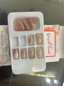 Sparkling Glitter Press-On Nails