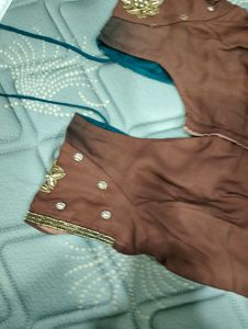 Full Work Saree In Double Shead
