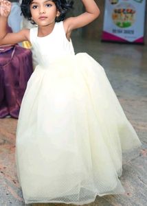 Yellow Flower Girl Dress