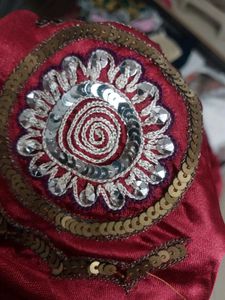 Embroidered Decorative Silk Fabric