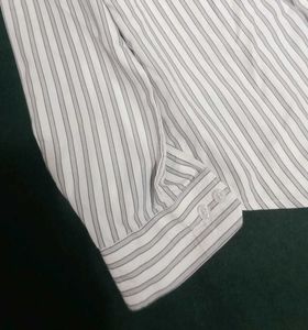 Striped Button-Down Shirt