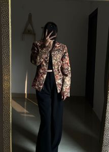 TAPESTRY Orange FLORAL JACKET 🍊