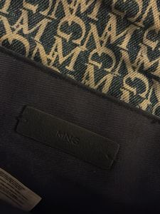 Mango Denim Print Baguette