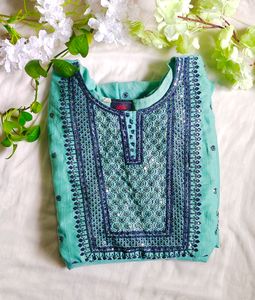 Sea green Anarkali🫧🎉