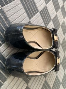 stylish catwalk black bellies-uk size 7/euro 39