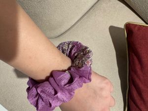 3 Handmade Scrunchie Set  - Bohemian Style