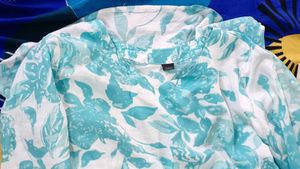 Women Sky Blue Floral Print Cord Sets