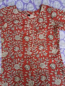 Brick Red or Rust Coloured Kurta