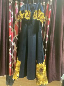 Sunflower Print Dress