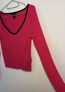 Pink Long Sleeve Top