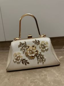 Floral Embellished Clutch Bag