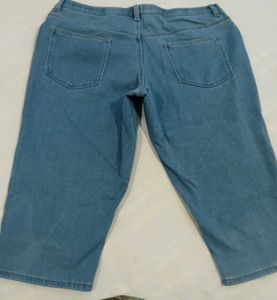 Classic &amp; Comfy Knee-Length Denim Shorts