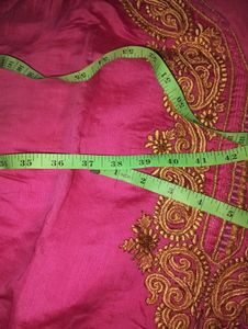 Pink Embroidered Kurta