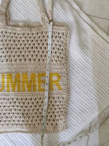 anko Summer Crochet Tote Bag