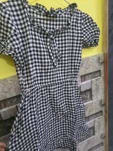 Checked Dress