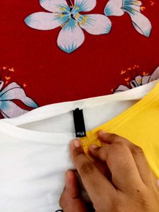 Two-Tone Graphic Tee