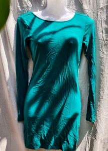 I. Green Bodycon Mini Dress