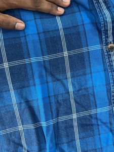 Blue Plaid Shirt