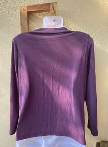 Purple Long Sleeve Top