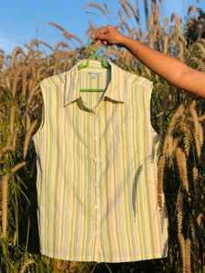 Striped Sleeveless Top