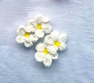 Daisy Crochet Clip