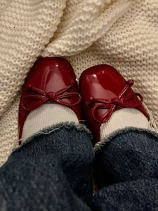 Pinteresty Cherry Red Mary Jane Shoes🍂