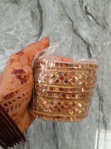 Golden Bangles Set