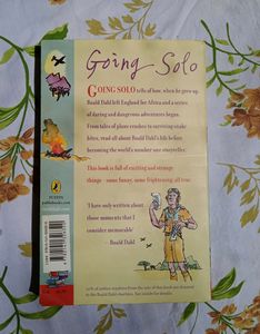 Going Solo By Roald Dahl ( Autobiography)