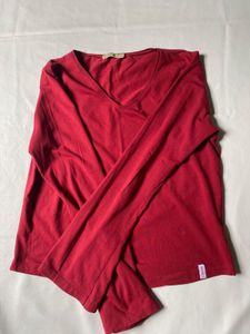 CHEROKEE Red Long Sleeve Top
