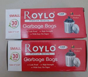 Black Garbage Bags- Pack Of 2 (60 Bags)
