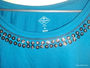 Fancy Blue Color Top XXL Size