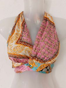 MANDALA PRINT CROP TOP