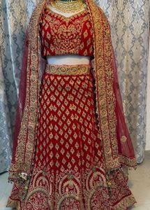 Red Bridal Lehenga Choli