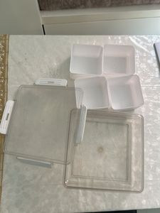 Tray Set With Lid And 4 Bowl