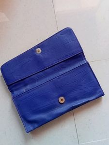 Attractive Blue Sling Bag With Chain