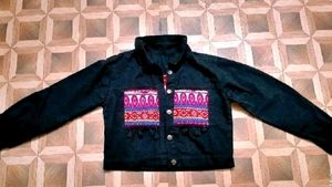 📢OFFER‼️Black Korean Denim Jacket‼️