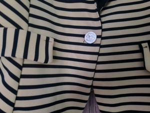 Stripe Blazer