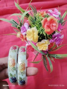 Floral Bangle Set