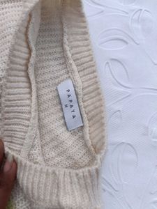 Striped Knit Pullover Sweater 🧡