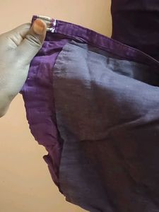 Aline With Full Ligning And Pure Cotton Kurti