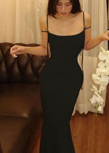 Sleek Black Cami Dress - XL
