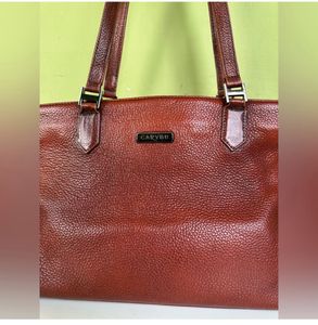 Leather handbag