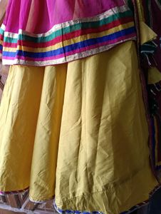 Bright Yellow Lehenga Choli Set