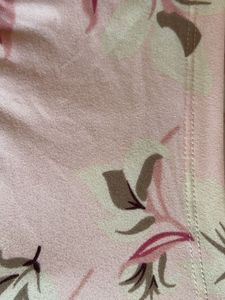 Peachy Pink Wrap Floral Dress