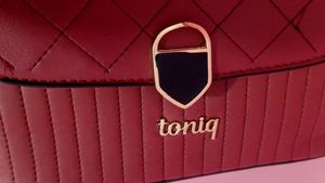 Toniq Maroon Quilted Handbag